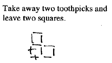 Answer leave 2 squares